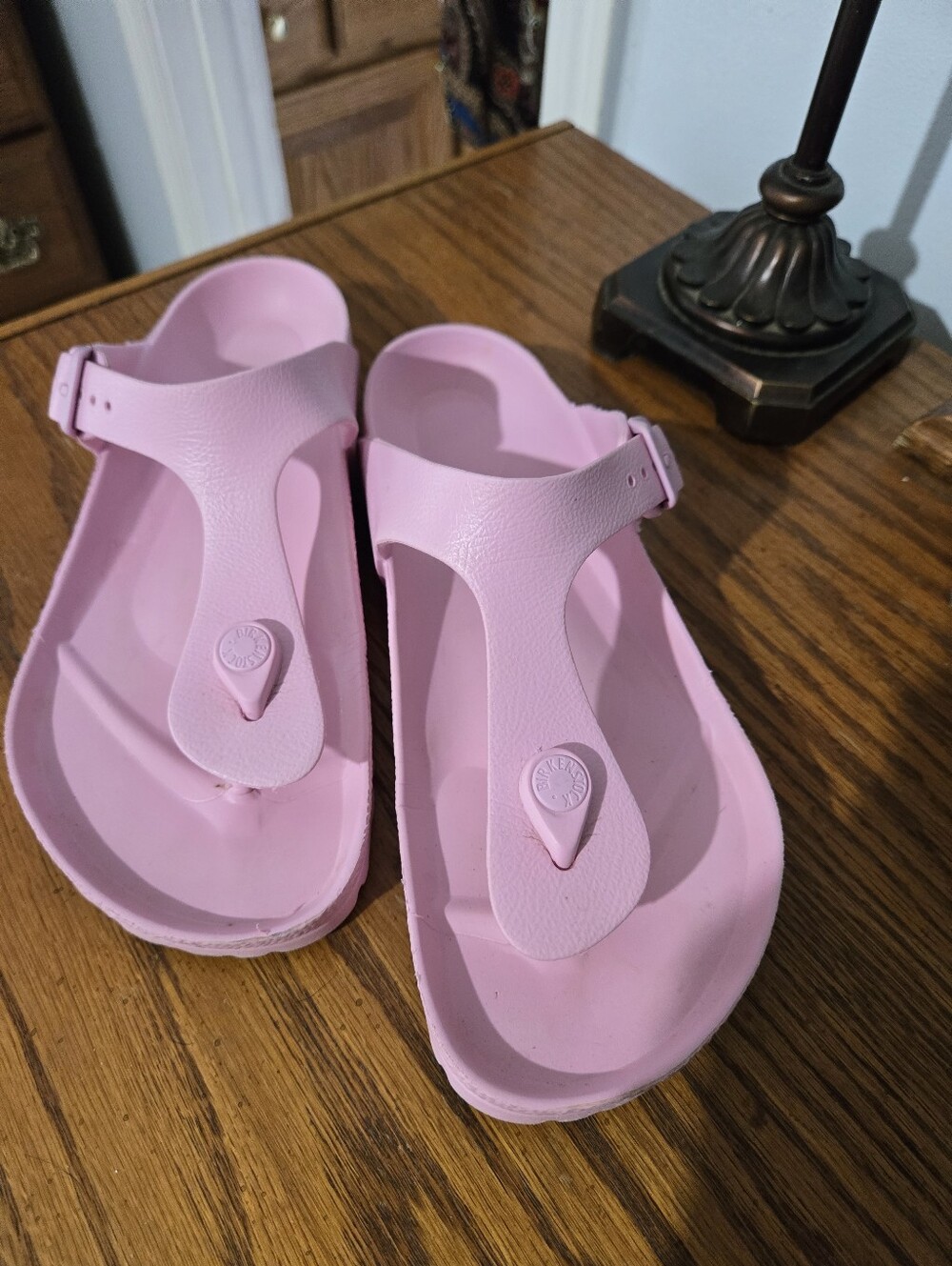 Birkenstock Pink EVA Gizeh Thong Sandals